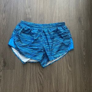Nike blue running shorts